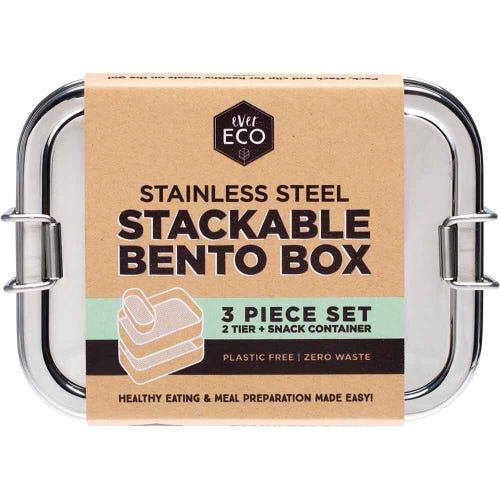 [**Ever Eco Stainless Steel Stackable Bento Box, $39.95, Flora & Fauna**](https://www.floraandfauna.com.au/ever-eco-stainless-steel-stackable-bento-box|target="_blank"|rel="nofollow")<br>

<br>With two tiers and a separate mini container, this stainless steel bento-style lunchbox allows to keep the components of your lunch separate and fresh in one simple and sustainable container. **[SHOP NOW](https://www.floraandfauna.com.au/ever-eco-stainless-steel-stackable-bento-box|target="_blank"|rel="nofollow")**