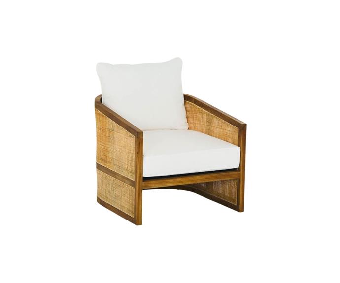 **[MARNIE OCCASIONAL CHAIR, $1,140, COCO REPUBLIC](https://www.cocorepublic.com.au/config-452785-marnie-occasional-chair.html|target="_blank"|rel="nofollow")**

On the pricier end of the spectrum is the elegant Marnie chair from Coco Republic. What you pay for you more than get back in quality and, unlike some rattan chairs, which can easily fray, this Coco Republic creation is carefully crafted to last you a lifetime. It would be the perfect addition to a classic living room that could do with a touch of texture. **[SHOP NOW.](https://www.cocorepublic.com.au/config-452785-marnie-occasional-chair.html|target="_blank"|rel="nofollow")** 
