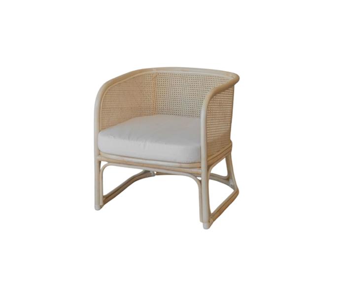 [**LUCIA ARMCHAIR, $599, MCMULLIN & CO.**](https://www.mcmullinandco.com/lucia-armchair|target="_blank"|rel="nofollow")

Another stylish creation from rattan masters McMullian & Co., the Lucia armchair would be perfect for a minimalist, feminine home with a neutral palette. Pared-back and simple, but carefully shaped, it's the most aesthetically-pleasing rattan chair we've found. **[SHOP NOW.](https://www.mcmullinandco.com/lucia-armchair|target="_blank"|rel="nofollow")** 
