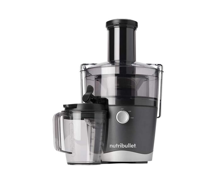 **[NutriBullet dark grey juicer, $125.30, Amazon](https://www.amazon.com.au/NutriBullet-NBJ07100-JUICER-Dark-Grey/dp/B08TB9GLR5/ref=sr_1_7?tag=homestolove00-22|target="_blank"|rel="nofollow")**

Efficient and convenient, this juicer features a 800W motor, two speeds and a wide chute to handle different types of produce. Just whiz away for a minute and you've got yourself a juicy morning snack or side to brunch. **[SHOP NOW.](https://www.amazon.com.au/NutriBullet-NBJ07100-JUICER-Dark-Grey/dp/B08TB9GLR5/ref=sr_1_7?tag=homestolove00-22|target="_blank"|rel="nofollow")**