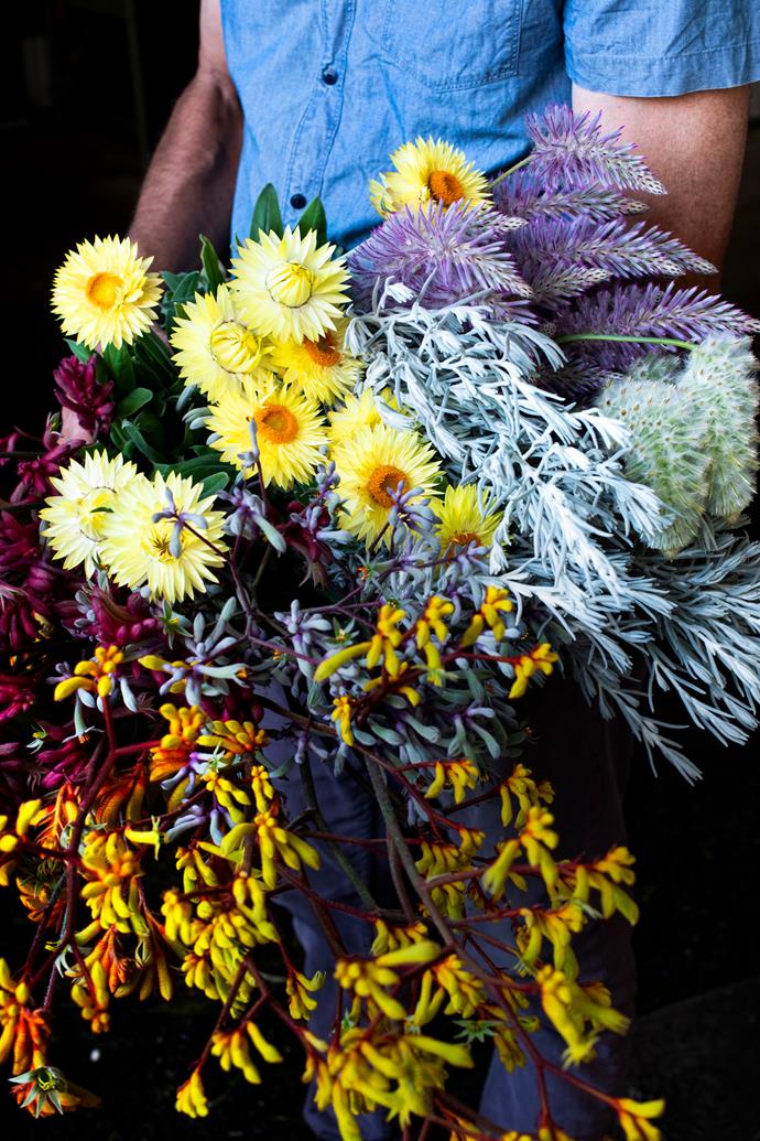 Flower farmer Craig Scott has spent more than 30 years growing and selling native wildflowers.