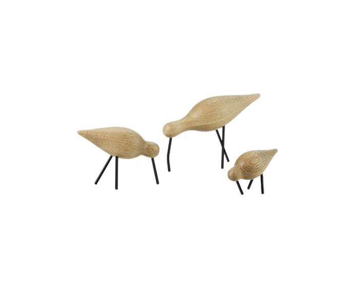 **[Normann Copenhagen Shorebird Small in Oak, $59, Aura Home](https://www.aurahome.com.au/normann-copenhagen-shorebird-small-oak|target="_blank"|rel="nofollow")** 

If your coffee table is feeling a little bland and predictable, you might be missing an ornament. The quirky birds are a great point of interest that will bring a little natural life to your tabletop. **[SHOP NOW.](https://www.aurahome.com.au/normann-copenhagen-shorebird-small-oak|target="_blank"|rel="nofollow")** 