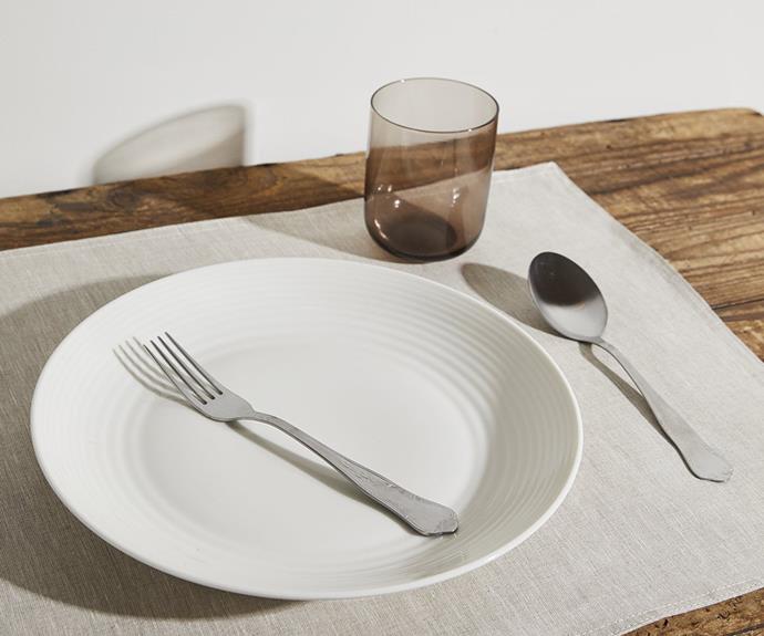 **[100% Linen Placemats in Oatmeal (Set of Four), $60, Bed Threads](https://bedthreads.com.au/products/100-linen-placemat-set-in-oatmeal|target="_blank"|rel="nofollow")**

The perfect accessory to a stylish bowl on a coffee table is a placemat. This linen set from Bed Threads will anchor your decor and create layered interest to the table setting. **[SHOP NOW.](https://bedthreads.com.au/products/100-linen-placemat-set-in-oatmeal|target="_blank"|rel="nofollow")** 