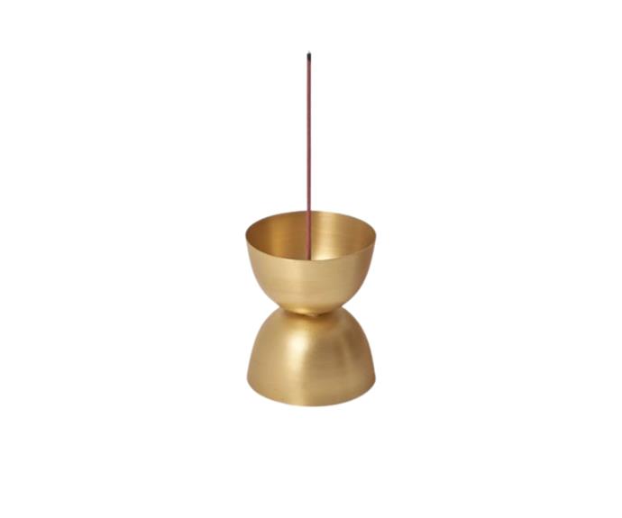 **[Brass Essence Burner by Lightly, $45, Aura Home](https://www.aurahome.com.au/lightly-essence-burner-brass|target="_blank"|rel="nofollow")** 

Designed with a minimalist touch, this brass incense burner is beautifully crafted to bring a sense of style and relaxation to your space. Simply add the incense sticks, lie back and let the scent soothe your soul. **[SHOP NOW.](https://www.aurahome.com.au/lightly-essence-burner-brass|target="_blank"|rel="nofollow")**