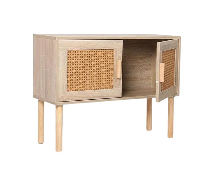 **[Levede rattan wooden cabinet, $99.99, Matt Blatt](https://www.mattblatt.com.au/mb/buy/levede-storage-cabinet-rattan-dresser-chest-of-drawers-tallboy-wooden-cabinet-09356877079955/|target="_blank"|rel="nofollow")**

On its own or in twos, this rattan cabinet from Levede will a stylish storage edition to your home. With a light timber tone and wicker rattan doors, it will suit any contemporary home, from mid-century modern masterpieces to minimalist sensations. **[SHOP NOW.](https://www.mattblatt.com.au/mb/buy/levede-storage-cabinet-rattan-dresser-chest-of-drawers-tallboy-wooden-cabinet-09356877079955/|target="_blank"|rel="nofollow")**