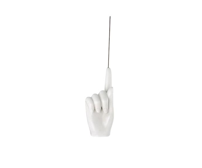 **[The Marble Hand incense holder by Maison Balzac, $129, Aura Home](https://www.aurahome.com.au/the-marble-hand-maison-balzac-white|target="_blank"|rel="nofollow")**<br>
An incense holder with a difference, Maison Balzac's The Marble Hand is a cute and fun approach to the ritual and practice. Sustainably made in France with white marble powder from Carrara in Italy, it is inspired by the hands magically appearing from the walls of the chateau in La Belle et Le Bete. **[SHOP NOW](https://www.aurahome.com.au/the-marble-hand-maison-balzac-white|target="_blank"|rel="nofollow")**