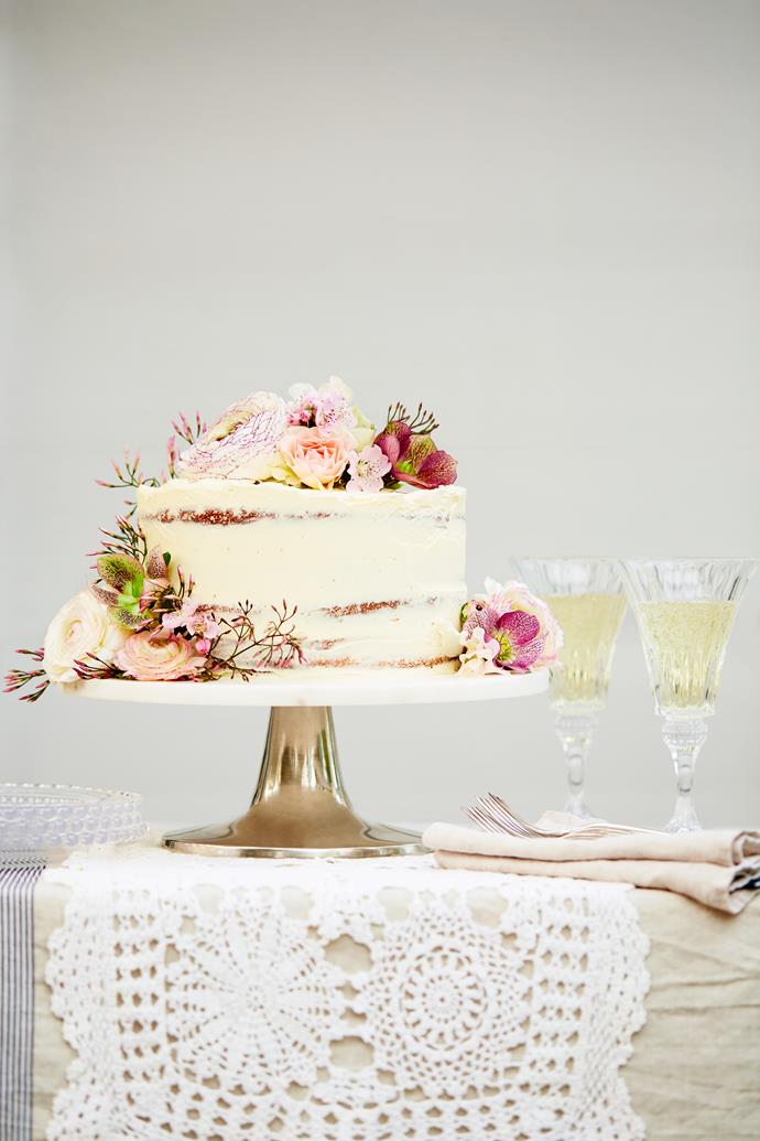 Dressed up or down, this classic naked cake suits any occasion - from a tea party to a formal wedding.