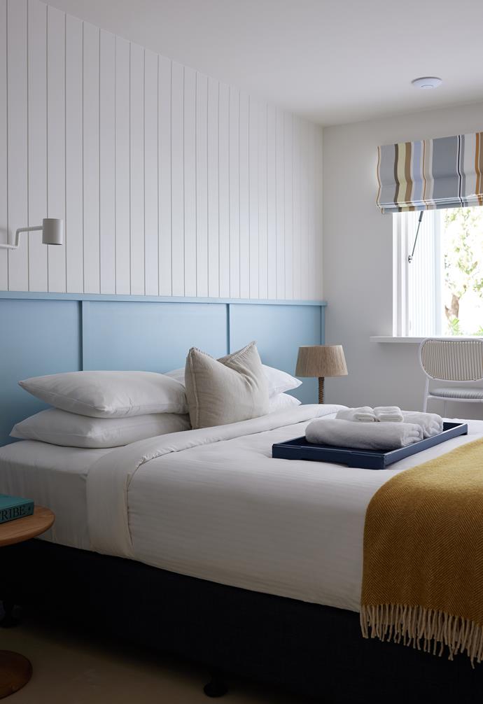 An exercise in retro meets coastal cool, the Blue Water Motel has been given a modern makeover, marrying the past with the present to provide a stylish stay to guests. 
*Photographer: Jessie Prince*