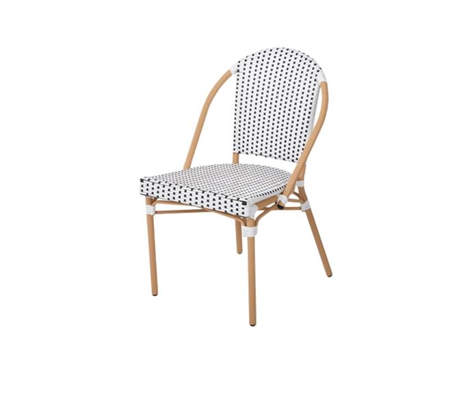 Perfect for any decor setting, enjoy the great outdoors in style in this [Paris cafe chair, $39.](https://www.kmart.com.au/product/paris-cafe-chair/3844802|target="_blank"|rel="nofollow")