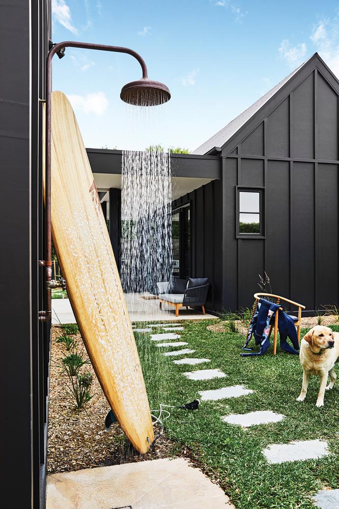 People and pets love the [open-air washroom](https://www.homestolove.com.au/outdoor-shower-ideas-19532|target="_blank").