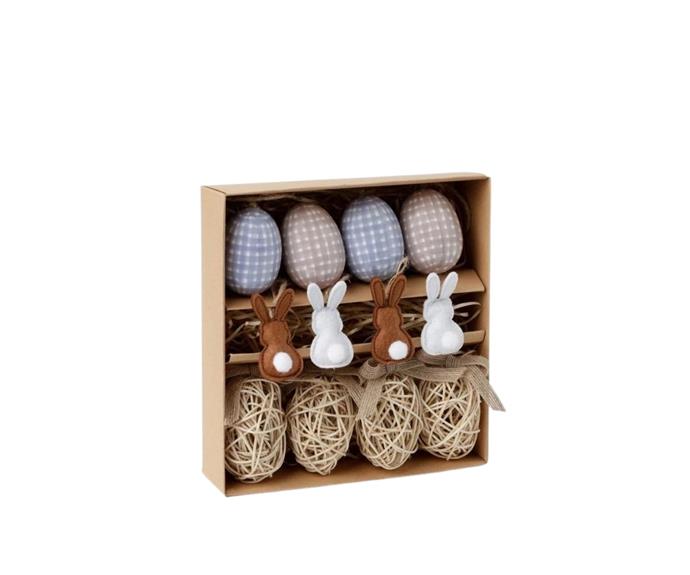 **[Heritage Myer Giftorium Decorative Easter 12pk Ornament Set, $29.95, Myer](https://www.myer.com.au/p/heritage-decorative-easter-ornament-set-12-pack|target="_blank"|rel="nofollow")**

Perfect for adorning trees and branches in your outdoor entertaining area, transform your alfresco space into festive Easter retreat with this playful and timeless Easter ornament set. **[SHOP NOW.](https://www.myer.com.au/p/heritage-decorative-easter-ornament-set-12-pack|target="_blank"|rel="nofollow")**