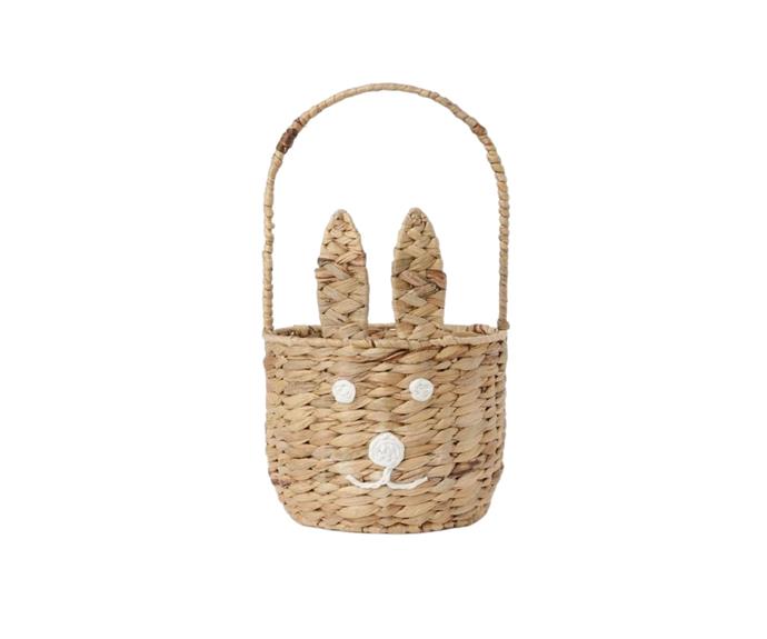 **[Myer Giftorium Bunny Basket Water Hyacinth, $39.95, Myer](https://www.myer.com.au/p/heritage-heritage-woven-bunny-basket-natural-35cm|target="_blank"|rel="nofollow")**

Love the idea of adding a festive decorative touch, but want to stay a bit pared-back? This wicker bunny basket strikes the balance nicely! Store your Easter eggs in style, or fillthe basket with flowers for an easy decor piece. **[SHOP NOW.](https://www.myer.com.au/p/heritage-heritage-woven-bunny-basket-natural-35cm|target="_blank"|rel="nofollow")**