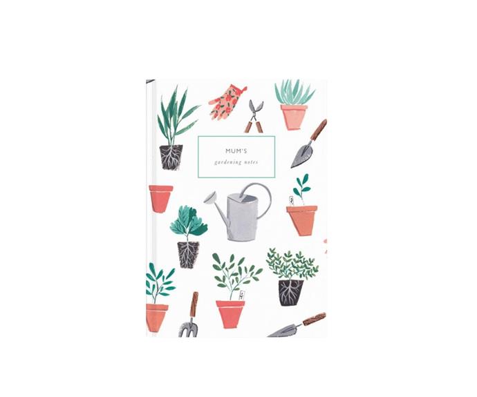 **[The Gardener' notebook, $46.99, Papier](https://www.papier.com/au/the-gardener-10700|target="_blank"|rel="nofollow")** 

Bring the outdoors in with this beautiful customisable notebook from Papier that features an adorable illustrated garden-inspired cover that's sure to help keep your mum organised. **[SHOP NOW.](https://www.papier.com/au/the-gardener-10700|target="_blank"|rel="nofollow")**