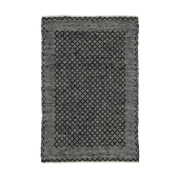 **[Adisa Scandi diamond pattern charcoal flat weave rug, from $240, Miss Amara](https://missamara.com.au/products/adisa-scandi-diamond-pattern-charcoal-flatweave-rug|target="_blank"|rel="nofollow")**