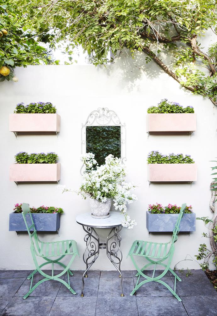 If space is at a premium, consider a [vertical garden](https://www.homestolove.com.au/best-wall-planters-21486|target="_blank"), like this one here. All you need is a wall!