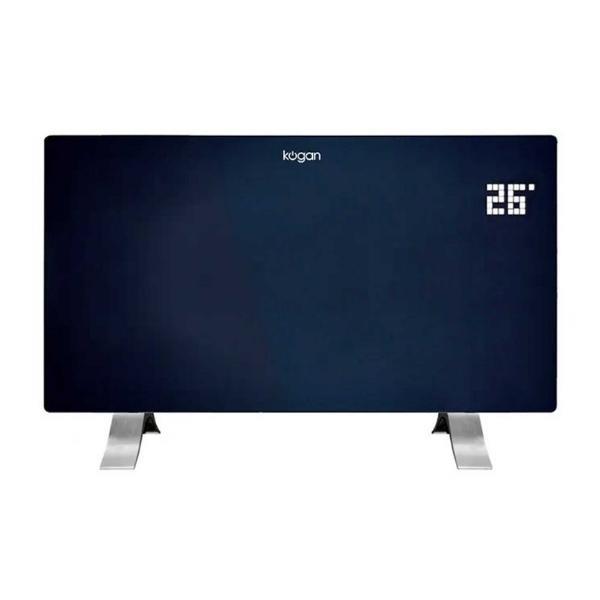 **[Kogan SmarterHome 2400W smart glass panel heater in Black, $139, Kogan](https://www.kogan.com/au/buy/kogan-smarterhome-2400w-smart-glass-panel-heater-black/|target="_blank"|rel="nofollow")**<br>
If you're looking for a sleek and stylish panel heater that will look right at home in any modern abode, Kogan's SmarterHome glass panel heaters could be the answer. Compatible with both Google Assistant and Amazon Alexa, you'll be able to easily set schedules and adjust the temperature with just your voice. **[SHOP NOW](https://www.kogan.com/au/buy/kogan-smarterhome-2400w-smart-glass-panel-heater-black/|target="_blank"|rel="nofollow")**