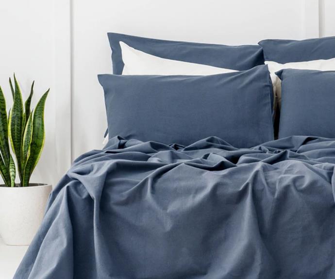 **[Flannel sheet set in Kingfisher Blue, from $229, Bhumi](https://go.linkby.com/BOGSPJAZ/collections/sheet-sets/products/flannel-organic-cotton-sheet-set?variant=31579605499956|target="_blank"|rel="nofollow")**

Ethically crafted from 100 per cent fair trade organically farmed cotton, these luxuriously thick flannel sheets will have you looking forward to jumping into bed every night. Elevate your room even further by pairing these carbon neutral sheets (also available in natural, stone and charcoal) with an indulgently cosy [flannel quilt cover](https://go.linkby.com/BOGSPJAZ/collections/quilt-cover-sets/products/flannel-organic-cotton-quilt-cover-plain|target="_blank"|rel="nofollow"). **[SHOP NOW.](https://go.linkby.com/BOGSPJAZ/collections/sheet-sets/products/flannel-organic-cotton-sheet-set?variant=31579605499956|target="_blank"|rel="nofollow")**