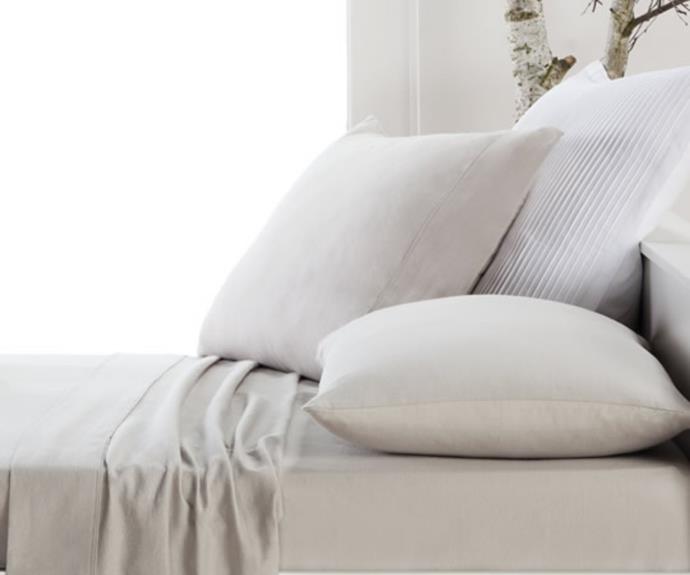 **[Dwell Latte flannelette sheet set, $79 (usually $89), Cotton Box](https://www.cottonbox.com.au/brands/dwell/latte-flannelette|target="_blank"|rel="nofollow")**
Warm neutrals are currently on trend, and this gloriously soft sheet set by Dwell in the colour latte will instantly uplift your room. The piped and cuffed detailing is a subtle style bonus. **[SHOP NOW.](https://www.cottonbox.com.au/brands/dwell/latte-flannelette|target="_blank"|rel="nofollow")**