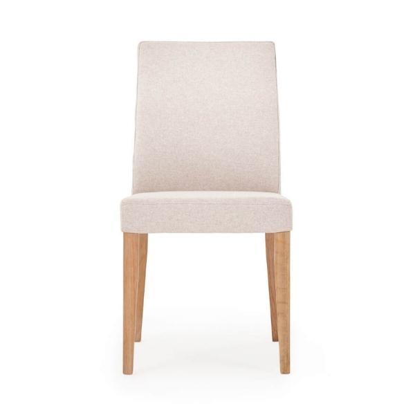 **[Miranda dining chair, $199, Lounge Lovers](https://www.loungelovers.com.au/miranda-dining-chair-beige|target="_blank"|rel="nofollow")**<br>
Arguably the most prevalent dining chair ever, this style, known as a **Parson chair** is believed to have originated in France during the 1930s. This armless, upholstered style is especially popular in Hamptons style homes. **[SHOP NOW](https://www.loungelovers.com.au/miranda-dining-chair-beige|target="_blank"|rel="nofollow")**