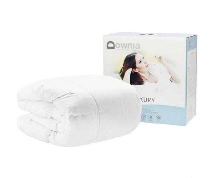 **[Downia luxury 50/50 goose down & feather quilt, from $399, Myer](https://www.myer.com.au/p/downia-luxury-50-50-gose-down-feather-quilt|target="_blank"|rel="nofollow")**
