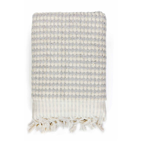 **[PomPom Turkish towel in pale grey, $99, Miss April](https://www.missapril.com.au/product/pompom-turkish-towel-pale-grey/|target="_blank"|rel="nofollow")**<br>
Britt Hurrell, Miss April's founder, became obsessed with the luxury of Turkish towels after receiving one as a gift for Christmas - and so the idea of her own small business was born. She now curates a sell-out collection of beautiful, absorbent, quick-drying towels made from 100% Turkish cotton. Also available in colours pink clay, candy, pastel, eucalyptus, sunshine, navy, natural, dark grey, mustard, multicoloured, pale blue and khaki. **[SHOP NOW](https://www.missapril.com.au/product/pompom-turkish-towel-pale-grey/|target="_blank"|rel="nofollow")**