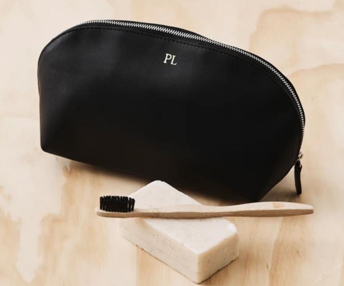 **[Fox + Hind monogrammed leather cosmetic pouch, $67.95, Hard to Find](https://www.hardtofind.com.au/206683_monogrammed-leather-cosmetic-pouch|target="_blank")**<br><br>Made with recycled leather, this chic cosmetic case includes three internal pockets for toiletries and makeup, and can be personalised with your mum's initials that are monogrammed by hand in Australia. **[SHOP NOW.](https://www.hardtofind.com.au/206683_monogrammed-leather-cosmetic-pouch|target="_blank")**