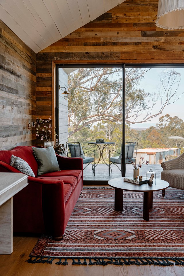[Osborn House in Bundanoon, NSW](https://www.homestolove.com.au/osborn-house-bundanoon-23597|target="_blank"), has nailed biophilia with natural timber and picture windows, which provide sweeping views of the landscape.