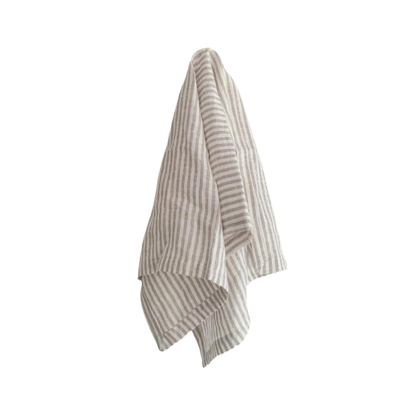 **[Pure linen hand towel in Grey Stripe, $16.95, Mama and Tochter](https://www.mamaandtochter.com.au/products/hand-towel-set-of-2-grey-stripe|target="_blank"|rel="nofollow")**<br>
Known for its soft, natural textures, linen adds an effortless and relaxed vibe to a space, the bathroom being no exception. Light and luxurious, the more you use and wash this hand towel, the better it will get. **[SHOP NOW](https://www.mamaandtochter.com.au/products/hand-towel-set-of-2-grey-stripe|target="_blank"|rel="nofollow")**