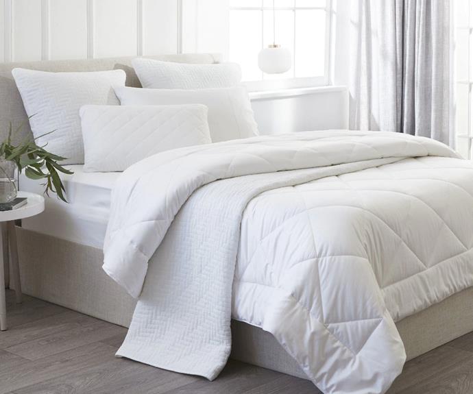**[Home Beautiful Sleep Foundations wool quilt, $219.99, My House](https://myhouse.com.au/collections/quilts/products/home-beautiful-sleep-foundation-wool-quilt|target="_blank")**

Slumber soundly under Home Beautiful's luxurious quilt that is filled with the softest Australian wool, blended with cotton. Naturally breathable, the materials in this doona work to regulate your body temperature as you sleep - leaving you well-rested. Use code **VIPHB50** for 50 per cent your quilt! **[SHOP NOW.](https://myhouse.com.au/collections/quilts/products/home-beautiful-sleep-foundation-wool-quilt|target="_blank"|rel="nofollow")**