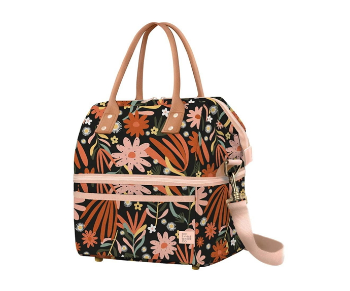 **[Auburn Nights Cooler Bag, $94.50 (usually $66.15), The Somehwere Co.](https://thesomewhereco.com/collections/picnic-days/products/auburn-nights-cooler-bag|target="_blank"|rel="nofollow")**<br>
Insulated and water resistant, this bag makes packing a picnic a breeze. There are two separate compartments (one for food and one for drinks). The base of the bag is lined with rubber and has four metal feet. **[SHOP NOW](https://thesomewhereco.com/collections/picnic-days/products/auburn-nights-cooler-bag|target="_blank"|rel="nofollow")**