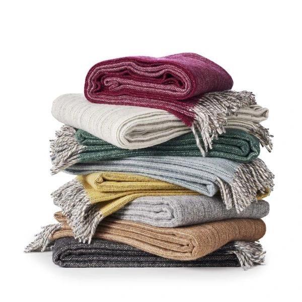 **[Nordic Fusion Bjork wool blankets, $174.95 each, Hardtofind](https://www.hardtofind.com.au/67692_bjork-wool-blanket|target="_blank")**
<br><br>
As the mercury dips you'll be wanting a 100% lambswool throw such as one of these, from Sweden, in a nature-inspired shade. **[SHOP NOW](https://www.hardtofind.com.au/67692_bjork-wool-blanket|target="_blank")**