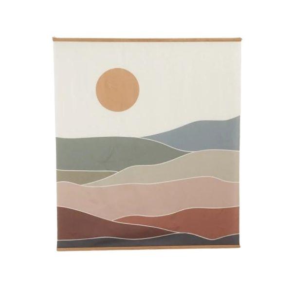 **[Inartisan 'Mountains, Shades' wall hanging, $349, Hardtofind](https://www.hardtofind.com.au/187703_mountains-shades-wall-hanging|target="_blank")**
<br><br>
Use this Belgian linen wall hanging, which comes with a teak hanger, to inform your earthy colour palette. **[SHOP NOW](https://www.hardtofind.com.au/187703_mountains-shades-wall-hanging|target="_blank")**