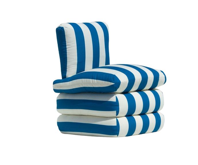 **[Studio Alm Blue Pillow Chair, POA](https://www.studioalm.com/pillow-chair-ash-nyc|target="_blank"|rel="nofollow")**

Dressed in nostalgic stripes, this chair may look as light as air but it stays true to form even with hard loving from kids, pets and parties. **[SHOP NOW.](https://www.studioalm.com/pillow-chair-ash-nyc|target="_blank"|rel="nofollow")** 