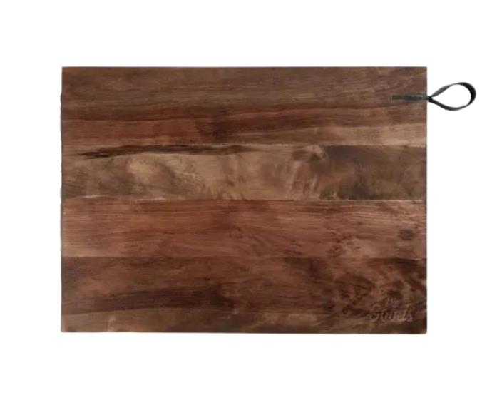 [The Goods LA chopping board with leather handle, $251.90, Hard to Find](https://www.hardtofind.com.au/157380_the-slice-chopping-board-with-leather-handle|target="_blank") <br> 
Investing in a good looking chopping board saves you from having to move it in and out of cupboards continuously. This one, made from birchwood features a stylish tanned cowhide leather handle, and is designed to age with style. **[SHOP NOW](https://www.hardtofind.com.au/157380_the-slice-chopping-board-with-leather-handle|target="_blank")**.