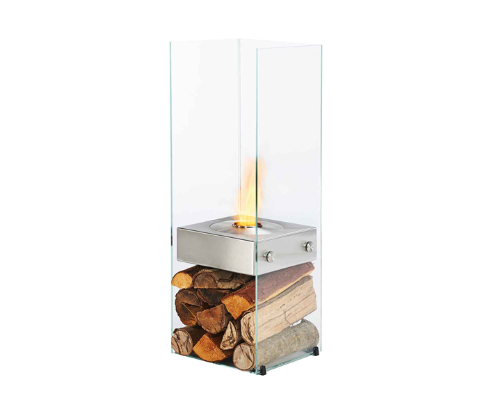 **[Ghost ethanol fireplace, $2495, EcoSmart Fire](https://ecosmartfire.com.au/product/ghost/|target="_blank"|rel="nofollow")**<br>
Incredibly minimalist in its glass and steel design, the Ghost fireplace earns its name. With a 2.5 litre capacity ethanol burner, Ghost will burn bright for up to eight hours. As an optional add on, you can add a copper or brass log set. **[SHOP NOW](https://ecosmartfire.com.au/product/ghost/|target="_blank"|rel="nofollow")**