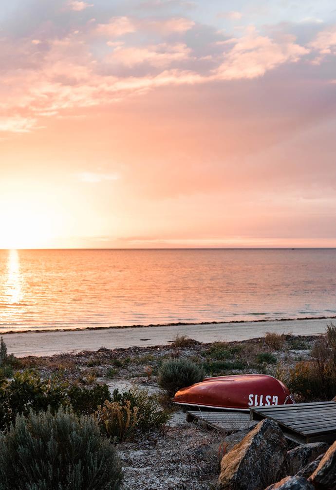 Guests can enjoy uninterrupted views of the Yorke Peninsula's pristine coast.