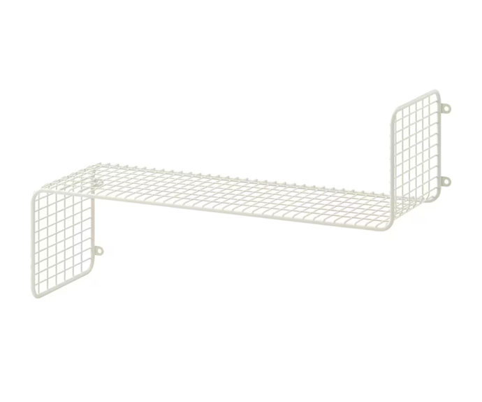 **[Svenshult wall shelf in White, $20, IKEA](https://www.ikea.com/au/en/p/svenshult-wall-shelf-white-10430561/|target="_blank"|rel="nofollow")**<br>
Inspiring creativity, IKEA's Svenshult shelf can be hung in a multitude of ways, and is available in both white and gold. Stack, add and flip the design to create several different configurations for optimal storage and style. **[SHOP NOW](https://www.ikea.com/au/en/p/svenshult-wall-shelf-white-10430561/|target="_blank"|rel="nofollow")**
