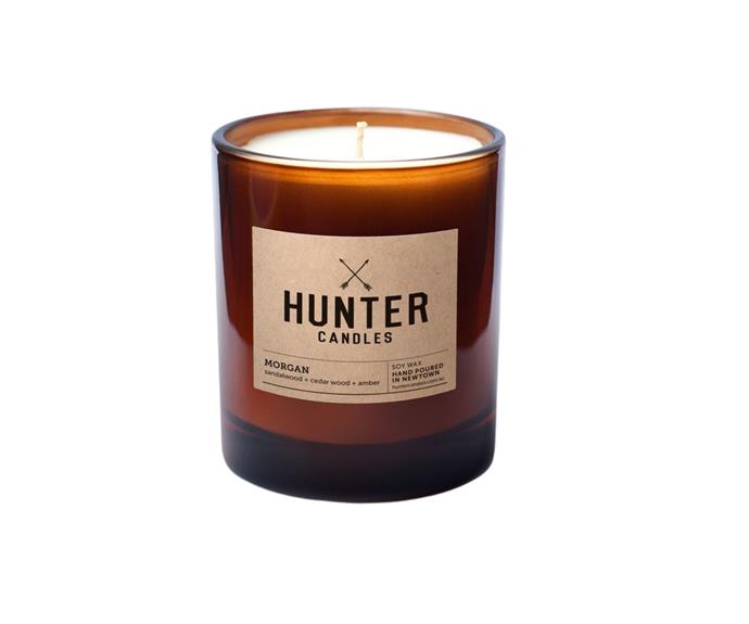 **[Hunter Candles, Morgan Candle (Sandalwood + Cedar Wood + Amber), $45, THE ICONIC](https://www.theiconic.com.au/morgan-candle-1279145.html|target="_blank"|rel="nofollow")**

Not only does this candle smell like a dream, but it also doubles as a decor piece that will sit pretty in your home. **[SHOP NOW.](https://www.theiconic.com.au/morgan-candle-1279145.html|target="_blank"|rel="nofollow")**