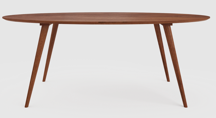 **[Frank oval dining table, $810.00 (was $1249), Brosa](https://www.brosa.com.au/products/frank-oval-dining-table-200cm?SKU=TBLFRK151NAT|target="_blank"|rel="nofollow")**

"I'm a sucker for an oval [dining table](https://www.homestolove.com.au/10-of-the-best-dining-tables-13249|target="_blank"). I have one in my home and I think they are a wonderful example of how to make a dining space work best for everyday living. Curved ends alleviate sharp corners in an open-plan space and allow for extra seating in a pinch. The Frank is an elegant 2 metres long and made from solid Acacia wood in an 'Early American Walnut' finish, which lends sophistication to the dining zone." - *Diana Moore - Senior Content Producer*