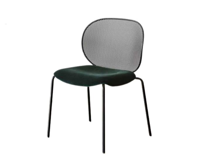 **[Unbeaumatin dining chair, $2595 set/2, Domo](https://www.domo.com.au/product/unbeaumatin-dining-chair/|target="_blank"|rel="nofollow")**

"This chair caught my eye in a [home recently featured in *real living*](https://www.homestolove.com.au/minimalist-melbourne-home-23639|target="_blank") and I'm dreaming about corralling 6 of them around my fantasy dining table. The black is lean and sophisticated but the seat makes for comfy long dinner parties with the emerald velvet upping the style ante." - *Maddison Urquhart - Content Producer*