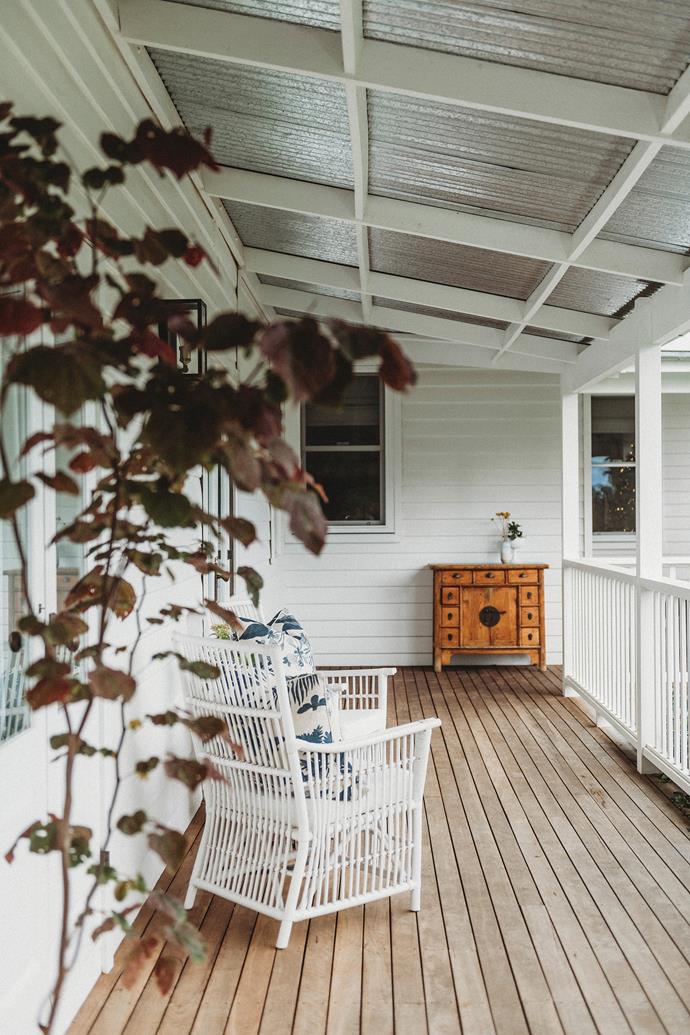 The light, bright verandah is ideal for a relaxing morning coffee or entertaining.