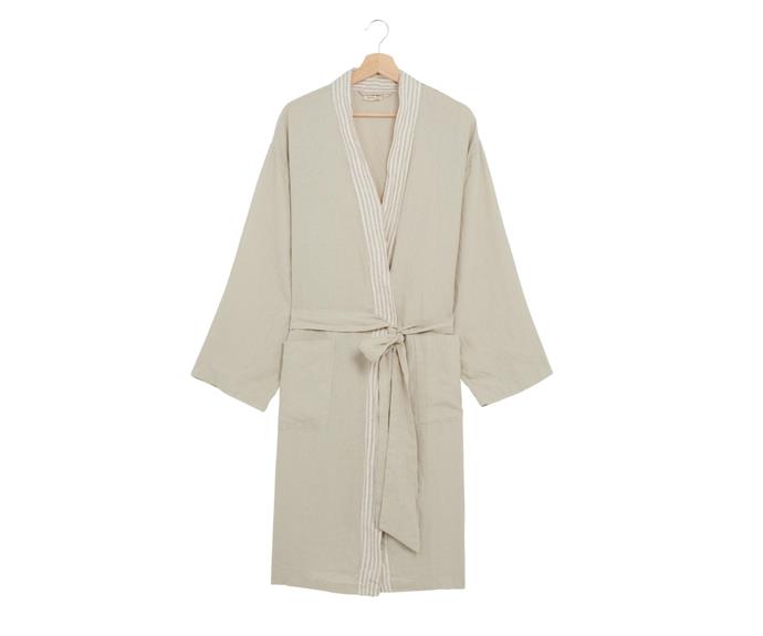 [**Linen Robe In Sand, $135, Carlotta + Gee**](https://www.carlottaandgee.com/collections/linen-robes/products/linen-robe-in-sand|target="_blank"|rel="nofollow")

Once your home is dressed in #coastalgrandma style and you're looking to follow suit, get your Diane Keaton on and wrap yourself in this luscious linen robe to nail the look while you consider wardrobe options. [**SHOP NOW**](https://www.carlottaandgee.com/collections/linen-robes/products/linen-robe-in-sand|target="_blank"|rel="nofollow")
