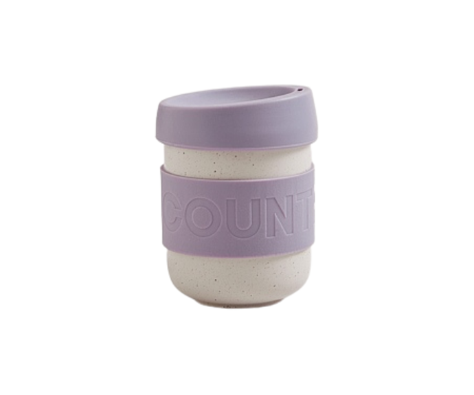 **[Dean ceramic reusable cup in Thistle, $24.95, Country Road](https://www.countryroad.com.au/dean-ceramic-reusable-cup-60241793-8949|target="_blank"|rel="nofollow")**<br>
Country Road's Dean ceramic cup in this Thistle colourway is giving us *Very Peri* – [Pantone's 2022 Colour of the Year](https://www.homestolove.com.au/pantone-colour-2022-very-peri-23275|target="_blank") – vibes. You'll be right on trend with this one! **[SHOP NOW](https://www.countryroad.com.au/dean-ceramic-reusable-cup-60241793-8949|target="_blank"|rel="nofollow")**