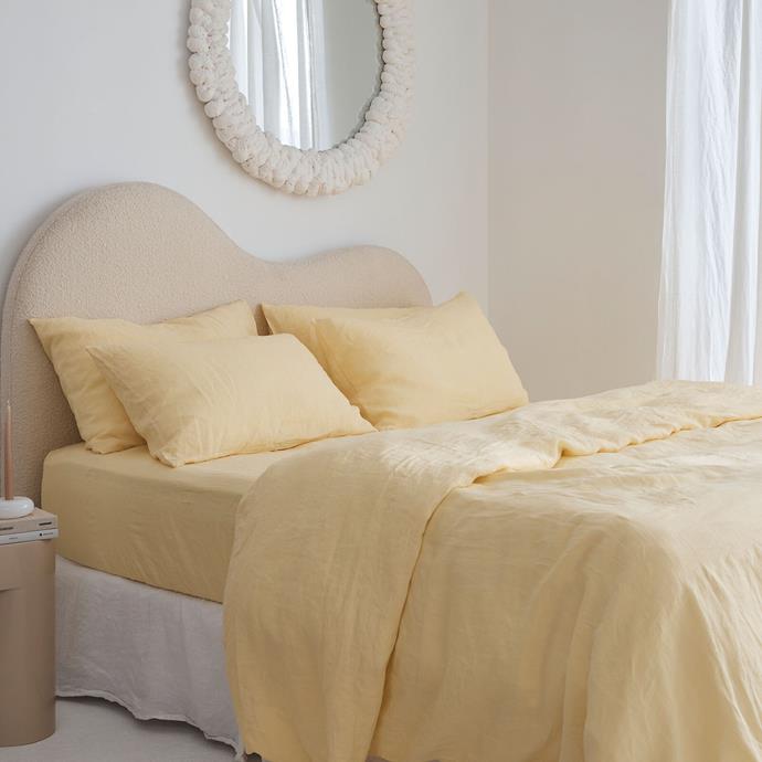 **[Daisy linen quilt cover, from $220, I Love Linen](https://www.ilovelinen.com.au/100-pure-french-linen-quilt-cover-in-daisy|target="_blank"|rel="nofollow")** 

This quilt cover is sunshine on a rainy day. Although it resembles your favourite summer sorbet, we think winter is the time to embrace the colourful hues. Just fill this bright cotton cover with an ultra [warm quilt](https://www.homestolove.com.au/best-winter-quilts-australia-23596|target="_blank") and you'll be living your best summer life all year round. [**SHOP NOW**](https://www.ilovelinen.com.au/100-pure-french-linen-quilt-cover-in-daisy|target="_blank"|rel="nofollow")