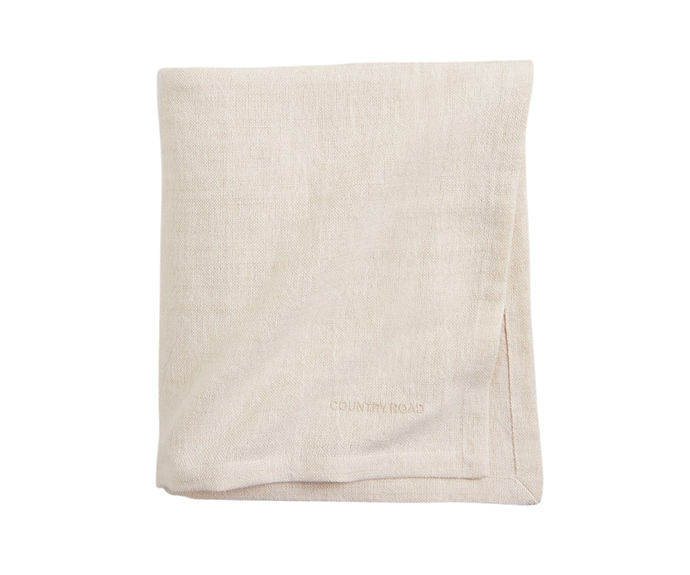 **[Dana tablecloth in Natural, $149, Country Road](https://www.countryroad.com.au/dana-tablecloth-60271380-115|target="_blank"|rel="nofollow")**<br>
Made from a durable linen and cotton blend, this tablecloth will become synonymous with delicious home-cooked meals and time spent making memories with those you love most. **[SHOP NOW](https://www.countryroad.com.au/dana-tablecloth-60271380-115|target="_blank"|rel="nofollow")**