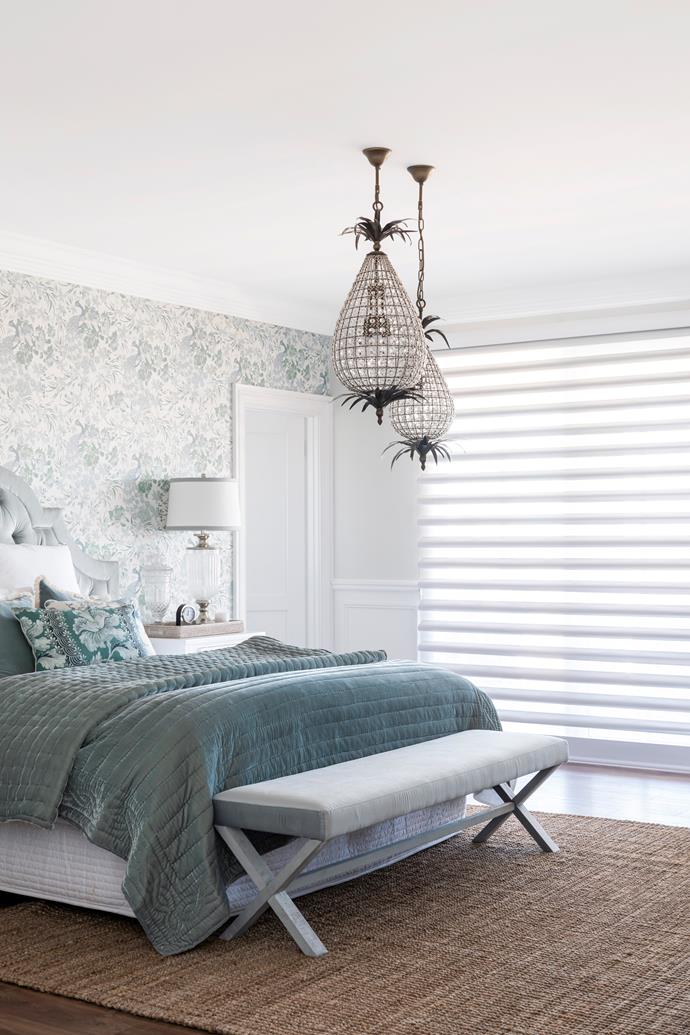 Adjustable zebra blinds allow you to control exactly how much light you'd like in a space.