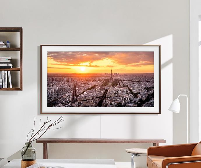 **[Samsung The Frame QLED, from $2499](https://www.samsung.com/au/lifestyle-tvs/the-frame/ls03b-65-inch-the-frame-qled-4k-smart-tv-black-qa65ls03bawxxy/|target="_blank"|rel="nofollow")** 

Is it a TV? Is it a painting? Is it a digital photo frame? Well, really it's all three. The first of the gallery TVs, what sets this apart from the rest is the Dual LED which works to make the artwork appear more realistic. The frame comes in sizes ranging from 32" to 85" and this year has new the magnetic bezel option and anti-glare, low-reflection panel technology matte display. Depending on your household, the best new feature of all may be the new anti-fingerprint properties, in case enquiring hands get too close to the action. 

**Best for:** Those with a gallery wall or who love a party trick when guests come over (gets them every time, trust us). **[SHOP NOW](https://www.samsung.com/au/lifestyle-tvs/the-frame/ls03b-65-inch-the-frame-qled-4k-smart-tv-black-qa65ls03bawxxy/|target="_blank"|rel="nofollow")**