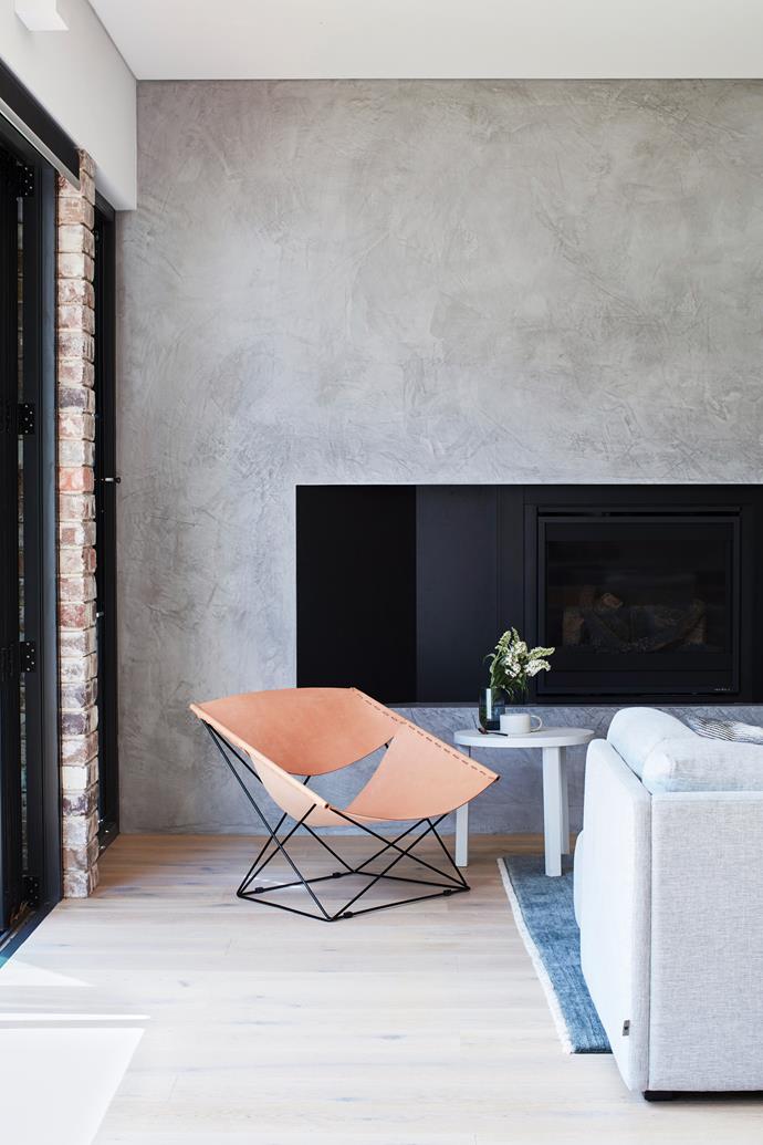 A recent project by interiors studio [Lot 1 Design](https://www.lot1design.com.au/|target="_blank"|rel="nofollow"), this Sydney semi has a gentle industrial look created through generous use of concrete and exposed brick, then softened with textiles.