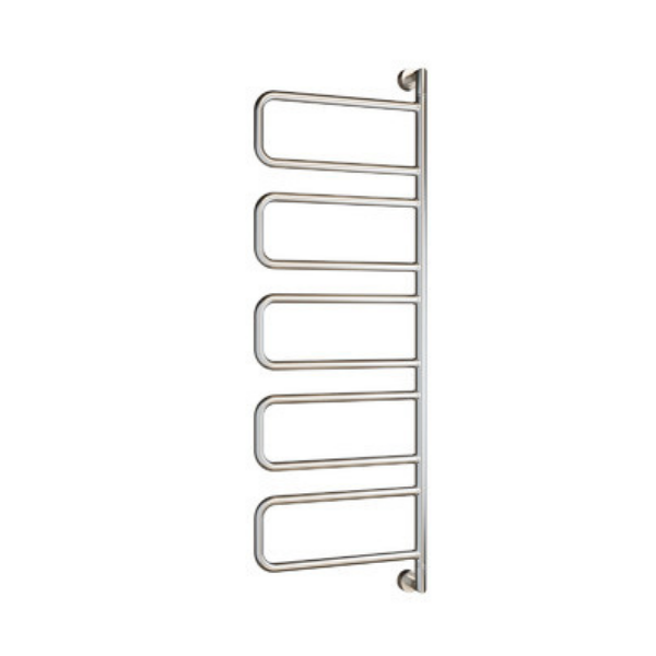 **[Hydrotherm 10 bar swivel heated towel rail in Brushed Nickel, $1449 (usually $1625), Temple & Webster](https://click.linksynergy.com/deeplink?id=bbwaLgc15mM&mid=41108&murl=https://www.templeandwebster.com.au/Hydrotherm-10-Bar-Swivel-Heated-Towel-Rail-HYAU1007.html&u1=homestolove.com.au/best-heated-towel-rails-21537|target="_blank"|rel="nofollow")**<br>
Focusing on functionality and efficient, space saving design, the Hydrotherm towel rail can swivel to suit. With five 'U' shaped loops, there's no shortage of room for your towels, face washers and hand towels to hang. **[SHOP NOW](https://click.linksynergy.com/deeplink?id=bbwaLgc15mM&mid=41108&murl=https://www.templeandwebster.com.au/Hydrotherm-10-Bar-Swivel-Heated-Towel-Rail-HYAU1007.html&u1=homestolove.com.au/best-heated-towel-rails-21537|target="_blank"|rel="nofollow")**