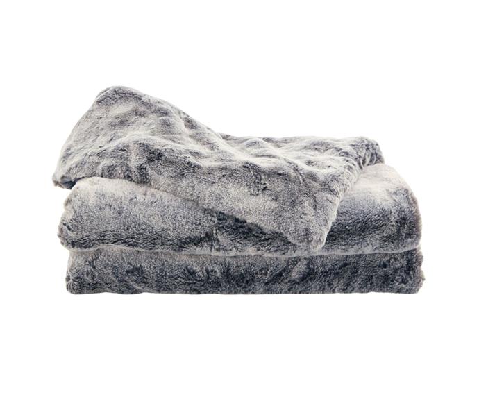 **[Millbrook Faux Fur Throw, $197.97, Sheridan](https://www.sheridanoutlet.com.au/sheridan-outlet-millbrook-throw-o782-b113-c236-522-grey.html|target="_blank"|rel="nofollow")**

The Dalmar throw is the ultimate in versatility. When you're not using it is a blanket, you can keep it handy as a decor feature for your bed, or keep it in the car for days spent watching outdoor sports matches or camping. **[SHOP NOW.](https://www.sheridanoutlet.com.au/sheridan-outlet-millbrook-throw-o782-b113-c236-522-grey.html|target="_blank"|rel="nofollow")** 